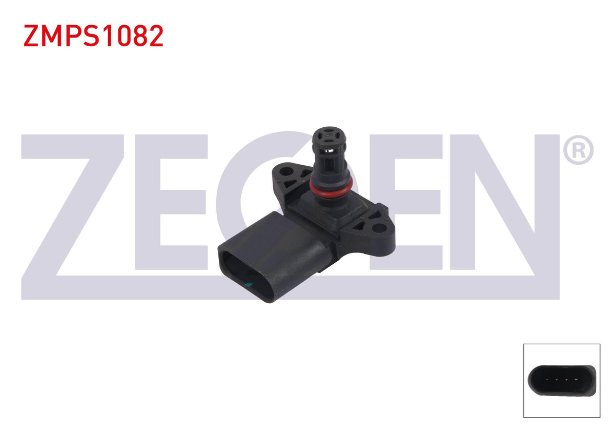 Zegen ZMPS1082 Map Sensor Volkswagen Polo (9N_) 1.2 2001-2012 / Audi A4 (8E2) 2.0 TFSI 2000-2004 — Engine Management Sensors