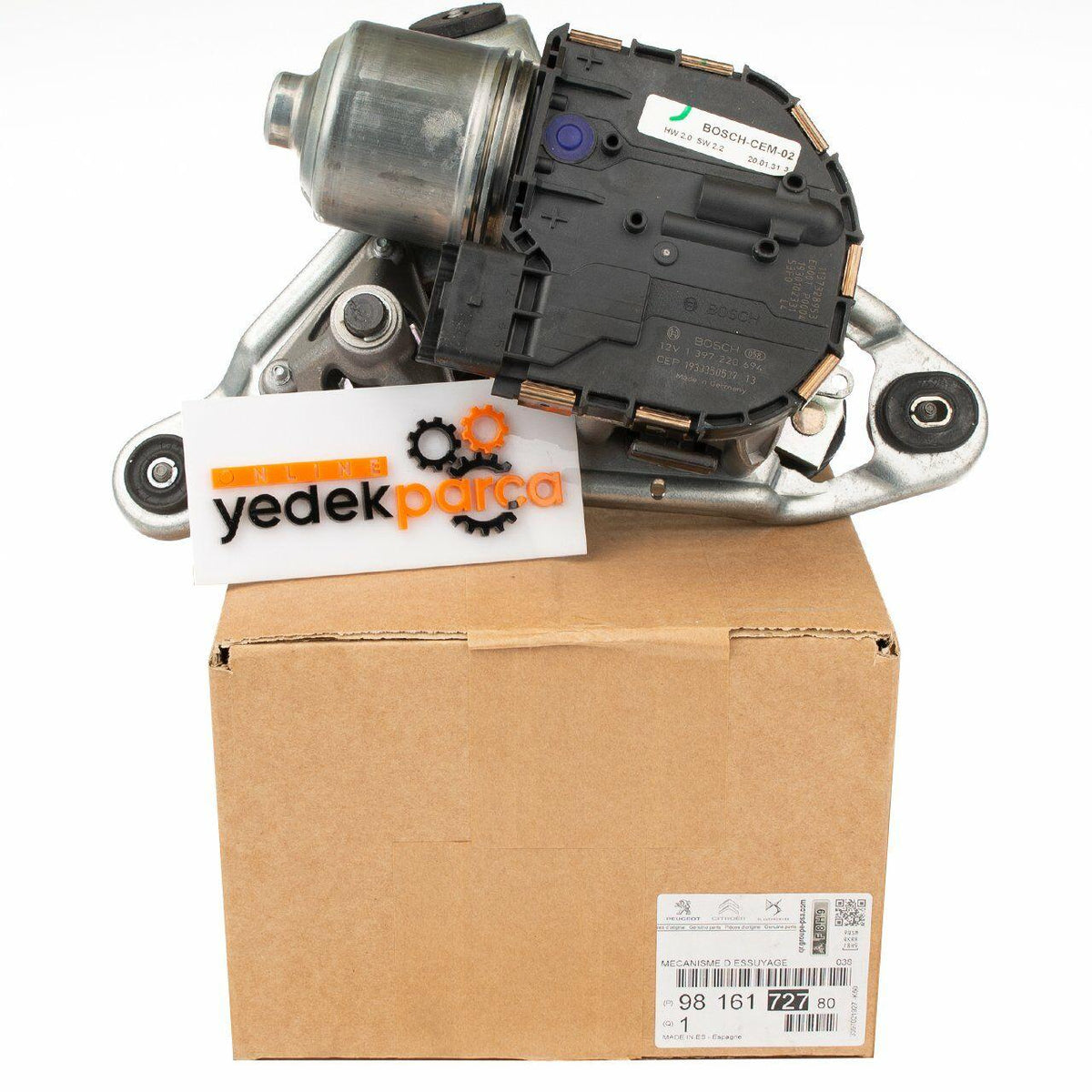 Peugeot Windshield Wiper Motor for 508 - Original Left Side Part — Wipers