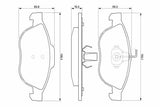 BOSCH Brake Pads 0986424507 - Front Brake Pads for Punto II, Marea and 2 more models
