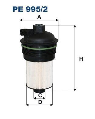 Filtron PE995/2 Diesel Filter Transit Custom V362-V363 2.0 Ecoblue 17 > — Fuel Delivery