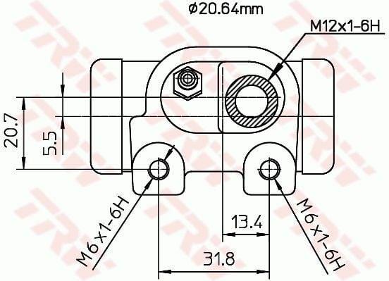 trw-bwf130-brake-cylinder-peugeot-p306, trw-bwf130-brake-cylinder-right-side TRW BWF130 Brake Cylinder - Right Side for Peugeot P 306 | For Vehicle Owners and Car Repair Professionals TRW BWF130 Brake Cylinder for Peugeot P 306 trw, brake-cylinder, peugeot-p306, car-repair, vehicle-parts, car-owners, brake-system, replacement-parts, automotive, ai-generated