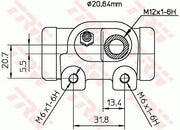trw-bwf130-brake-cylinder-peugeot-p306, trw-bwf130-brake-cylinder-right-side TRW BWF130 Brake Cylinder - Right Side for Peugeot P 306 | For Vehicle Owners and Car Repair Professionals TRW BWF130 Brake Cylinder for Peugeot P 306 trw, brake-cylinder, peugeot-p306, car-repair, vehicle-parts, car-owners, brake-system, replacement-parts, automotive, ai-generated
