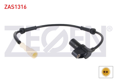 Zegen ZAS1316 ABS Sensor Front Left-Right Renault Clio II 98-05 / Symbol 01-09 (with Socket) — Brake Sensors & ABS