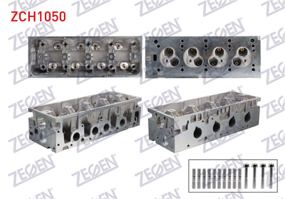 Zegen ZCH1050 Cylinder Head (Yan Kanal) (Aluminium Manifold compatible 4 Nokta Enj.) Renault Clio II — Cylinder Head & Block