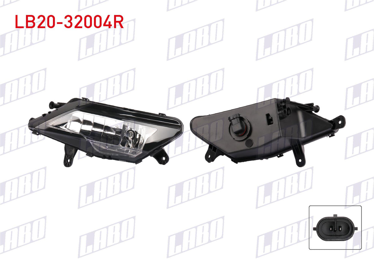 LABO LB20-32004R Fog Lamp Right Opel Insignia B 2017-2019 — Tail, Signal & Reflectors