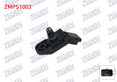 Zegen ZMPS1003 Map Sensor Fiat Fiorino 1.4 2007-/ Peugeot Bipper 1.4 2007-/ Citoren Nemo 1.4 2007 — Engine Management Sensors