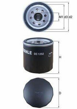 MAHLE OC1252 — Oil Filters