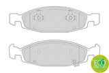 FERODO FDB1523 Front Brake Pad - Reliable Performance for Jeep Grand Cherokee Owners — Brake Pads