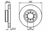 BOSCH Brake Discs for S-Class W126 and C126 (1985-1991) - 2 Pack — Brake Rotors & Drums