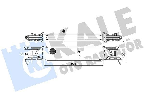 kale-turbo-radiator-intercooler-09-punto, turbo-radiator-dimensions, kale-350855-intercooler KALE Turbo Radiator Intercooler - Reliable Cooling Solution for Car Owners and Mechanics | 450 mm x 97.6 mm x 50 mm KALE Turbo Radiator Intercooler for 09 Punto 1.3Mjt intercooler, kale, car-parts, mechanic-tools, 09-punto, turbo-radiator, automotive-repair, engine-cooling, car-owners, ai-generated