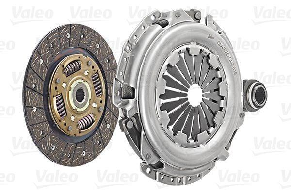 valeoclutch-set-front-view, valeoclutch-set-top-view, valeoclutch-set-side-view VALEO Clutch Set for Megane I, Kangoo, Laguna II - 1.9D | 215 mm VALEO Clutch Set - Compatible with Megane, Kangoo, and Laguna Models valeoclutch, meganeparts, kangooparts, lagunaparts, clutchset, carmaintenance, carowners, mechanics, autorepair, ai-generated