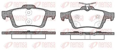REMSA 0842.70 Brake Pad Cmax 02 07 — Brake Pads