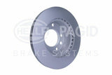HELLA Pagid Front Brake Discs - 276mm Diameter, 22mm Thickness — Brake Rotors & Drums