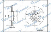 mando brake disk mbc030128, ventilated brake disk front axle pack MANDO Brake Disk MBC030128 - Premium Ventilated Brake Disks for Front Axle | 2 Pack MANDO Brake Disk MBC030128 - Front Axle | 2 Pack brake-disk, mando, ventilated-brake-disks, auto-parts, car-owners, mechanics, vehicle-safety, braking-system, premium-quality, ai-generated