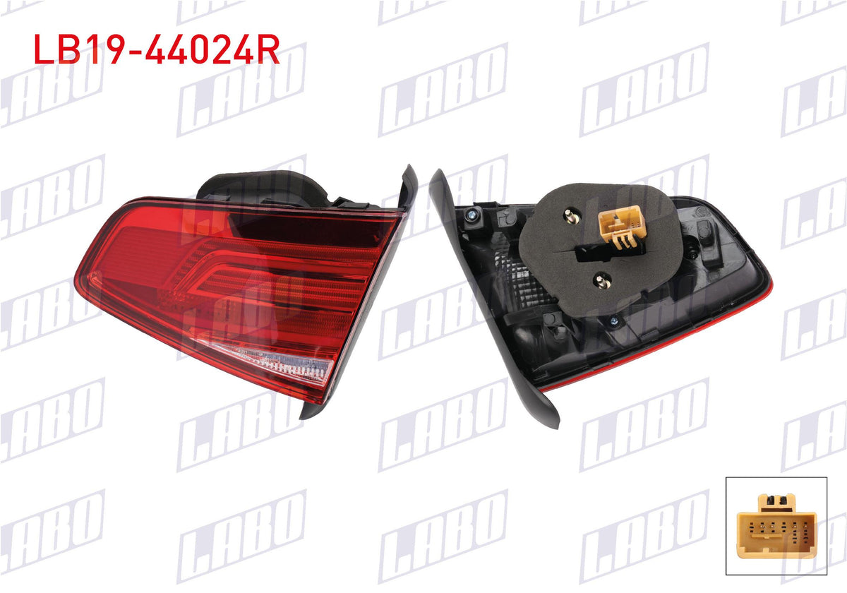 LABO LB19-44024R Tail Lamp Inner Right Volkswagen Passat B8 (3G2, Cb2) 2014-2019 — Tail, Signal & Reflectors