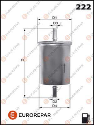 Eurorepar E145086 Fuel Filter Opel Astra G Vectra B Vectra C Corsa C Signum Tigra B Meriva A Omega B Corsa B — Fuel Delivery