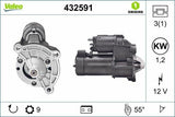 VALEO Starter Motor 12V 1.2kW - 9 Tooth for Berlingo, C2 and 5 more models — Starting & Charging