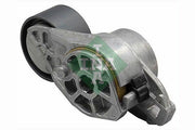 ina-belt-tensioner-product-image, ina-belt-tensioner-installation-example INA 534025810 Belt Tensioner for Volvo FH & Renault Trucks - Essential for Truck Owners & Mechanics | 74 mm Diameter INA Belt Tensioner for Volvo & Renault Trucks ina, belt-tensioner, volvo-trucks, renault-trucks, commercial-vehicle, truck-parts, mechanics, heavy-duty, ai-generated, vehicle-maintenance