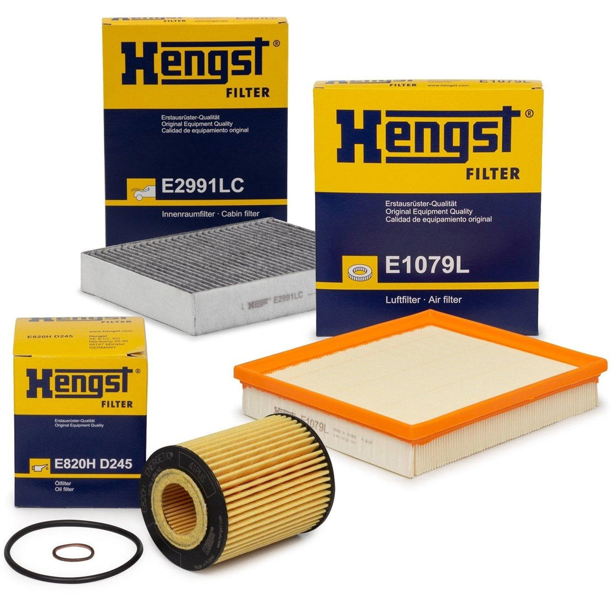 Hengst BMW F20 120i Maintenance Filter Kit - Essential Filters for Car Owners and BMW Enthusiasts — Oil Filters