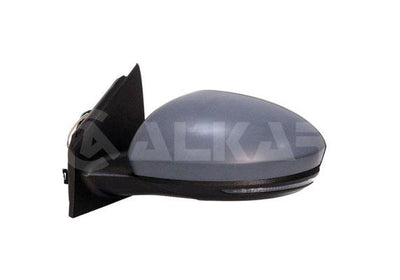 Alkar 6143237 Outer Rear View Mirror Left Electric Heated Primed Aspheric with Turn Signal (7 Pin — Tail, Signal & Reflectors