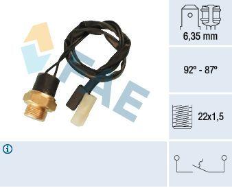 FAE Fan Switch 92-87°C - M131.Dks with Wired Connection — Temperature Sensors & Switches