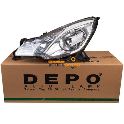 Depo 552-1134LMLDEM5 Citroen DS3 Front Left Headlight White Type with Motor — Headlights
