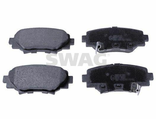 rear brake pads for Mazda 3 2013 and newer, SWAG brake pads technical specifications SWAG Rear Brake Pads - ECE R90 Approved for Mazda 3 (2013+) | 4.0 in x 1.8 in SWAG Rear Brake Pads for Mazda 3 (2013+) | ECE R90 Approved car-owners, mazda-enthusiasts, brake-pads, rear-brake-pads, swag, automotive-parts, braking-system, ece-r90-approved, brake-components, ai-generated