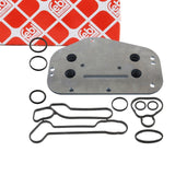 FEBI Chevrolet Cruze 1.6 Oil Cooler & Complete 9-Piece Gasket Set — Oil System