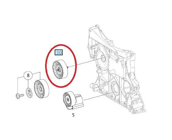 ina-idler-pulley-mercedes-w204, mercedes-c180-idler-pulley-installation-location INA Idler Pulley for Mercedes W204 C180 | Compatible with Benz Cars INA Idler Pulley for Mercedes W204 C180 ina, idler-pulley, mercedes, w204, c180, replacement-part, car-parts, vehicle-maintenance, engine-components, ai-generated