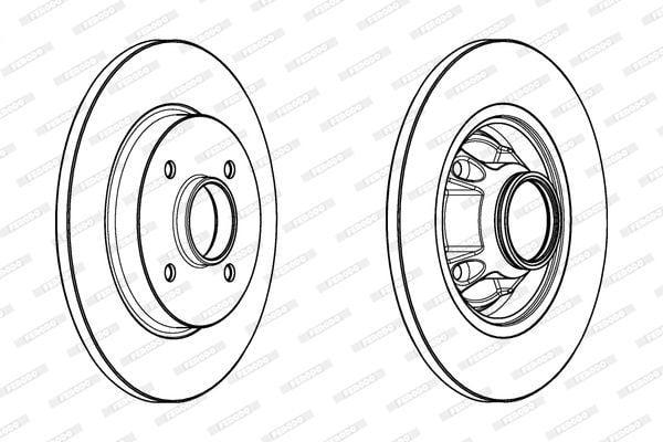 ferodo dd1735-1 brake disc and bearing set, pack of 2 brake discs from ferodo FERODO DDF1735-1 Disk + Rulman Arka - High-Quality Brake Disc for Car Owners and Mechanics | Pack of 2 FERODO DDF1735-1 Disk + Rulman Arka | 2 Adet ferodo, brake-discs, car-parts, mechanics-tools, vehicle-repair, auto-parts, brake-system, car-owners, abs-sensor, ai-generated