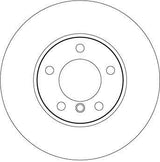TRW DF4459 Disc for 2006 BMW 3 Series E90 & 1 Series E81-E87 — Brake Rotors & Drums