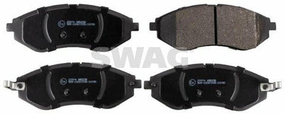 SWAG 89916721 Front Brake Pad Set ECE R90 Approved, Fits Kalos Aveo T200 T250 133.2mm x 48.9mm Compatible with C — Brake Pads