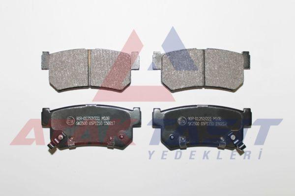 AP 05P1210 Brake Pad Rear Ssangyong Musso (Fj) 2.2 TD 1993-2004