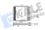 kale radiator 347345 for chevrolet epica evanda, close up of kale radiator, technical specifications of kale radiator Kale Radiator 347345 - Chevy Epica & Evanda Radiator | 198mm Length Kale Radiator 347345 for Chevrolet Epica/Evanda kale-radiator, chevrolet-epica, chevrolet-evanda, car-heating-system, aluminum-radiator, automotive-parts, replacement-radiator, car-owners, vehicle-maintenance, ai-generated