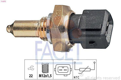 Facet 7.3272 Coolant Temperature Sender M-43 / 52 / 54 / 47 / N-20 / 40 / 42 / 45 / 46 / 55