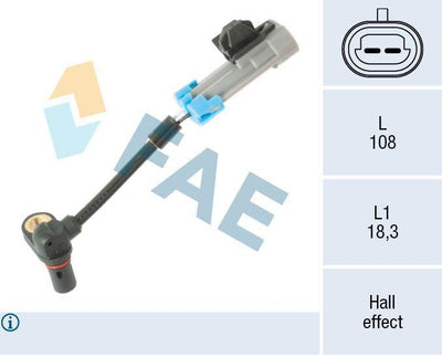 FAE 78663 ABS Sensor Opel Antara /Chevrolet Captiva Front — Brake Sensors & ABS