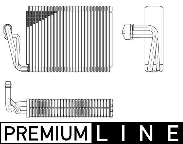 Mahle AE 52 000P Evaporator W140 220