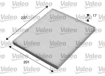 Valeo 715521 Cabin Air Filter Accent Blue 10 > i40 12 > Genesis 08 > / Carens 06 > Rio 05 > Sportage 10 — Air & Cabin Filters