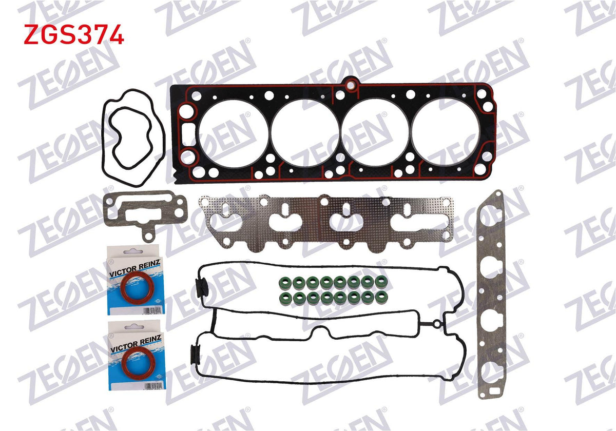 Zegen ZGS374 Upper Set Gasket + Skc Opel Astra F-Astra G Vectra A-Vectra B 2.0 16V X20xer-X20xev Victor Rei — Gaskets & Seals