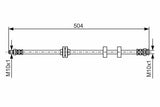 BOSCH 1987476879 - Durable Brake Hose for 01-06 Doblo — Brake Hydraulics
