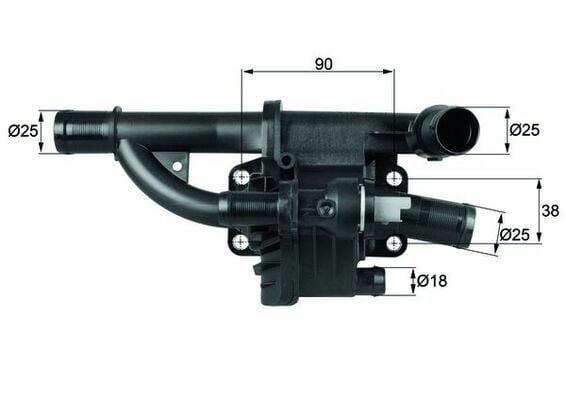 mahle thermostat 83c, mahle thermostat suitable for peugeot citroen ford, mahle thermostat packaging dimensions MAHLE Thermostat 83°C - Compatible with Peugeot, Citroen, Ford, Mazda, Volvo | 1.6HDi Euro4 MAHLE Thermostat 83°C - Peugeot Citroen Ford Volvo mahle, thermostat, car-parts, cooling-system, vehicle-maintenance, mechanics, car-owners, 83c-thermostat, peugeot-citroen-ford, ai-generated
