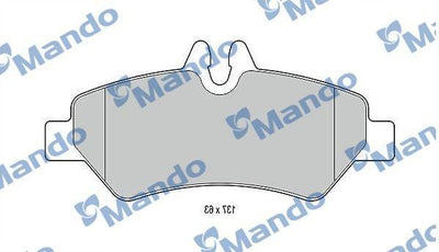 MANDO MBF015032 Brake Pad Rear for 07-Lt35 Crafter-Sprinter - Durable Brake Pads