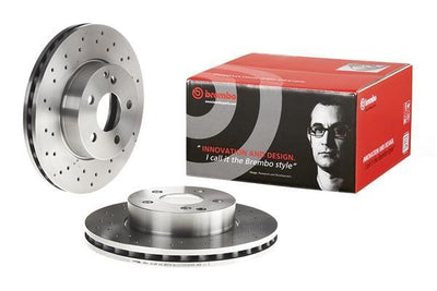 Brembo 09.8969.20 Brake Disc Rear Air Grooved Koleos Nissan Qashqai 07 / 12 / X-Trail 01 / 07 / Juke 1 — Brake Rotors & Drums