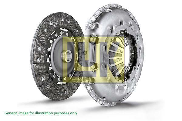 LUK 624374209 Pressure Plate Brake Pad Fiat Doblo III 1.6 Multijet, Linea, Punto, Bravo II, 500L, Combo D