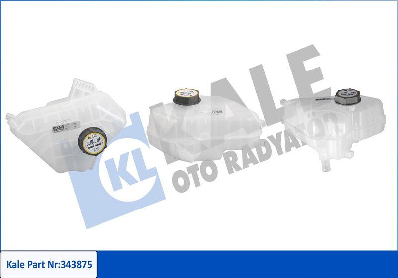 Kale 343875 Coolant Expansion Tank with Cover Ford Fiesta VI 1.0 Eco/1.25/1.4/1.6 12- — Hoses & Tanks