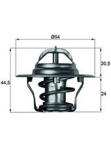 MAHLE TX487D Thermostat - Essential Cooling Solution — Water Pump & Thermostat