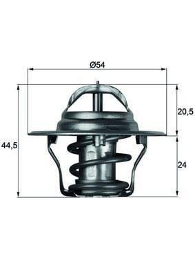 mahle thermostat tx487d product image, mahle thermostat technical specifications MAHLE TX487D Thermostat - Essential Cooling Solution for Car Owners & Mechanics | 12V MAHLE TX487D Thermostat 87°C for Car Owners & Mechanics mahle, thermostat, car-parts, cooling-system, automotive-repair, mechanics, car-owners, engine-maintenance, ai-generated, 12v
