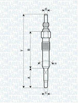 magneti marelli glow plug 060900020606 front view, magneti marelli glow plug 060900020606 side view MAGNETI MARELLI Glow Plug 060900020606 - High Performance for Car Enthusiasts | 2.5 TDI Clio 1.5 DCI MAGNETI MARELLI Glow Plug 060900020606 - 10A, 11V magneti-marelli, glow-plug, car-parts, automotive, car-enthusiasts, mechanics, voltage-11v, torque-10nm, high-performance, ai-generated