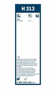 bosch-rear-wiper-blade-30cm, bosch-wiper-blade-13-cr-v BOSCH 3397015193 Wiper Blade Rear - 30 cm 13-Cr-V for Drivers and Car Owners BOSCH Wiper Blade Rear - 30 cm for Car Owners bosch, wiper-blade, rear-wiper, 30cm, car-accessories, driver-essentials, automotive, car-owners, 13-cr-v, ai-generated