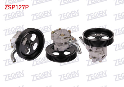 Zegen ZSP127P Power Steering Pump 90 Bar with Pulley 6Pk Mitsubishi L200 (Kbt,Kat) 2.5 DiD 2005 — Steering Rack & Pump